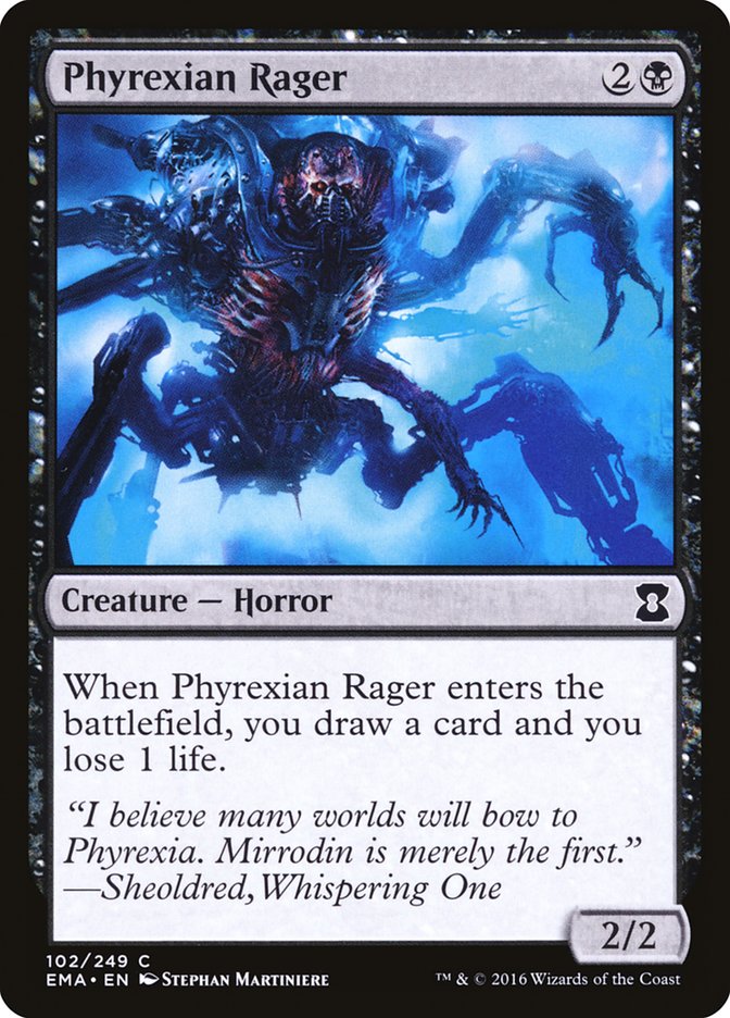 Phyrexian Rager [Eternal Masters] | Game Master's Emporium (The New GME)