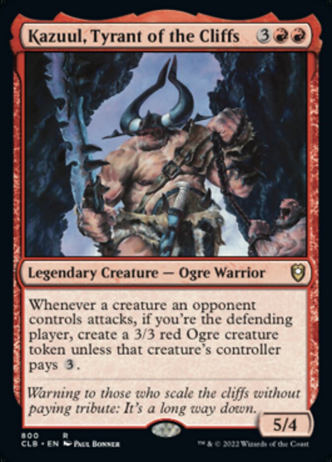 Kazuul, Tyrant of the Cliffs [Commander Legends: Battle for Baldur's Gate] | Game Master's Emporium (The New GME)
