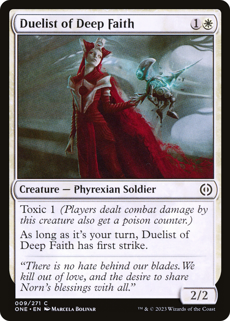 Duelist of Deep Faith [Phyrexia: All Will Be One] | Game Master's Emporium (The New GME)