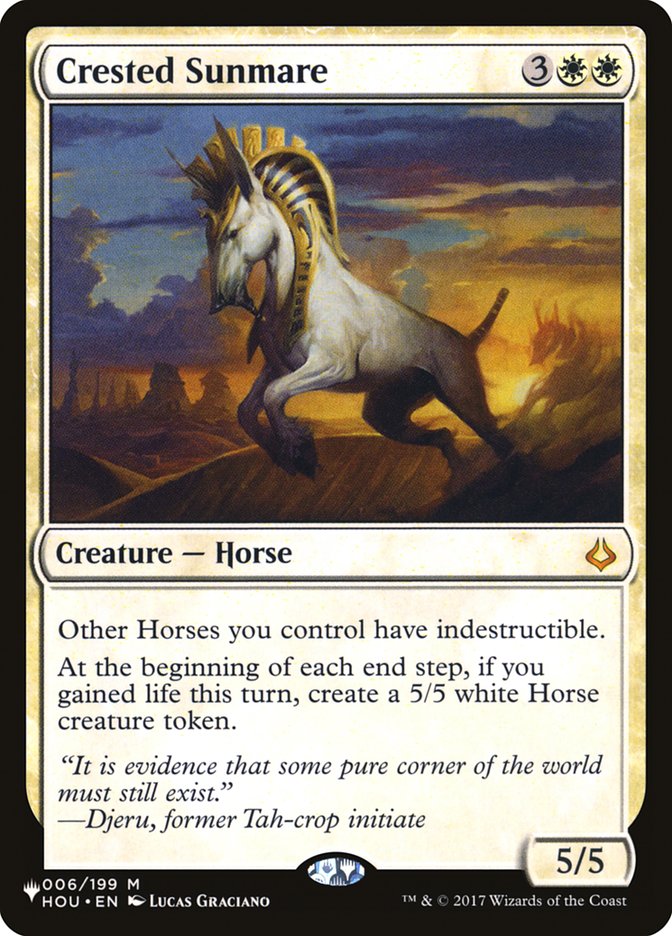Crested Sunmare [The List] | Game Master's Emporium (The New GME)