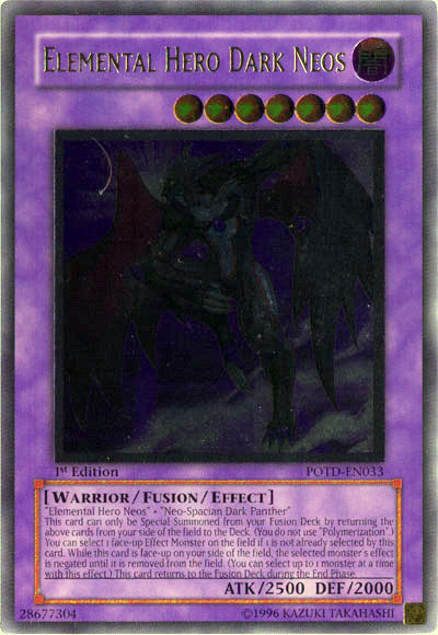 Elemental Hero Dark Neos [POTD-EN033] Ultimate Rare | Game Master's Emporium (The New GME)