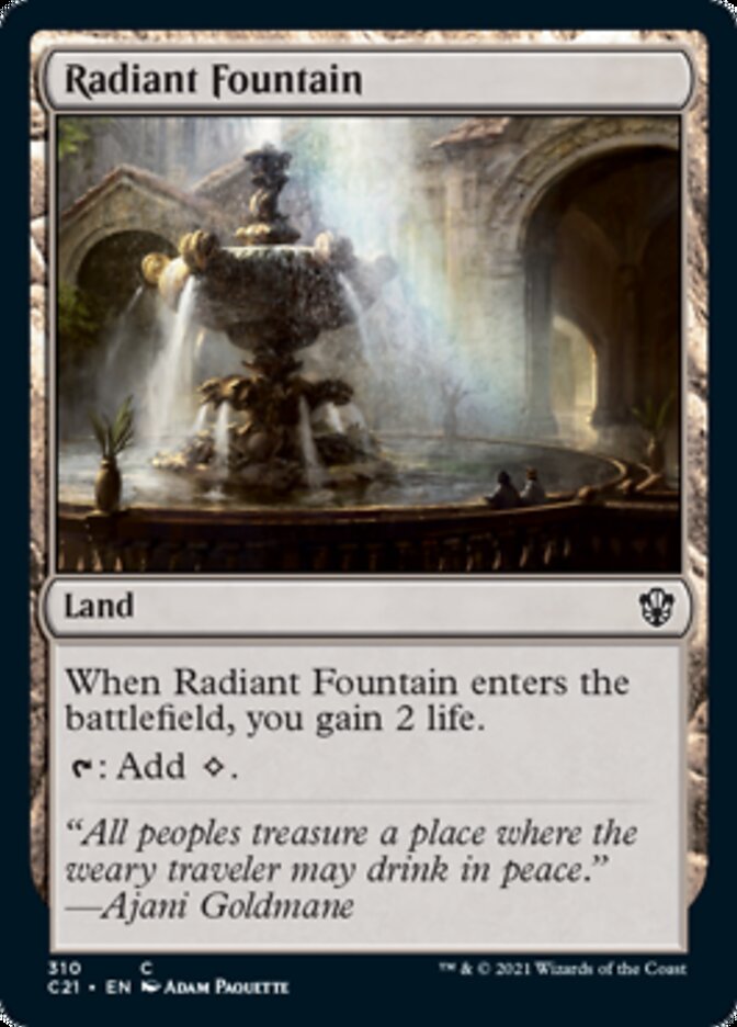 Radiant Fountain [Commander 2021] | Game Master's Emporium (The New GME)