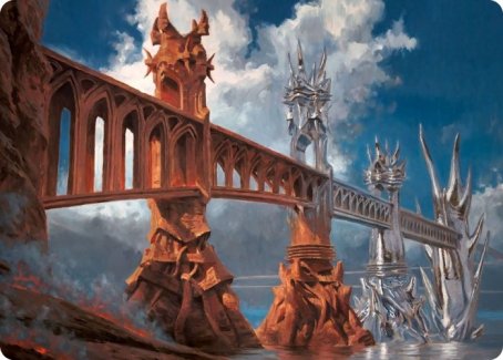 Silverbluff Bridge Art Card [Modern Horizons 2 Art Series] | Game Master's Emporium (The New GME)