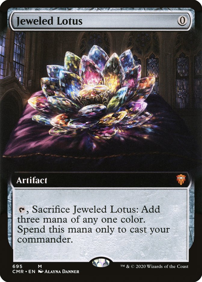 Jeweled Lotus (Extended Art) [Commander Legends] | Game Master's Emporium (The New GME)