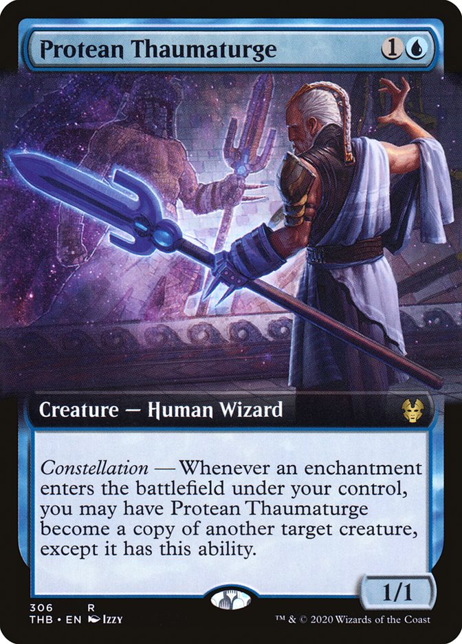 Protean Thaumaturge (Extended Art) [Theros Beyond Death] | Game Master's Emporium (The New GME)