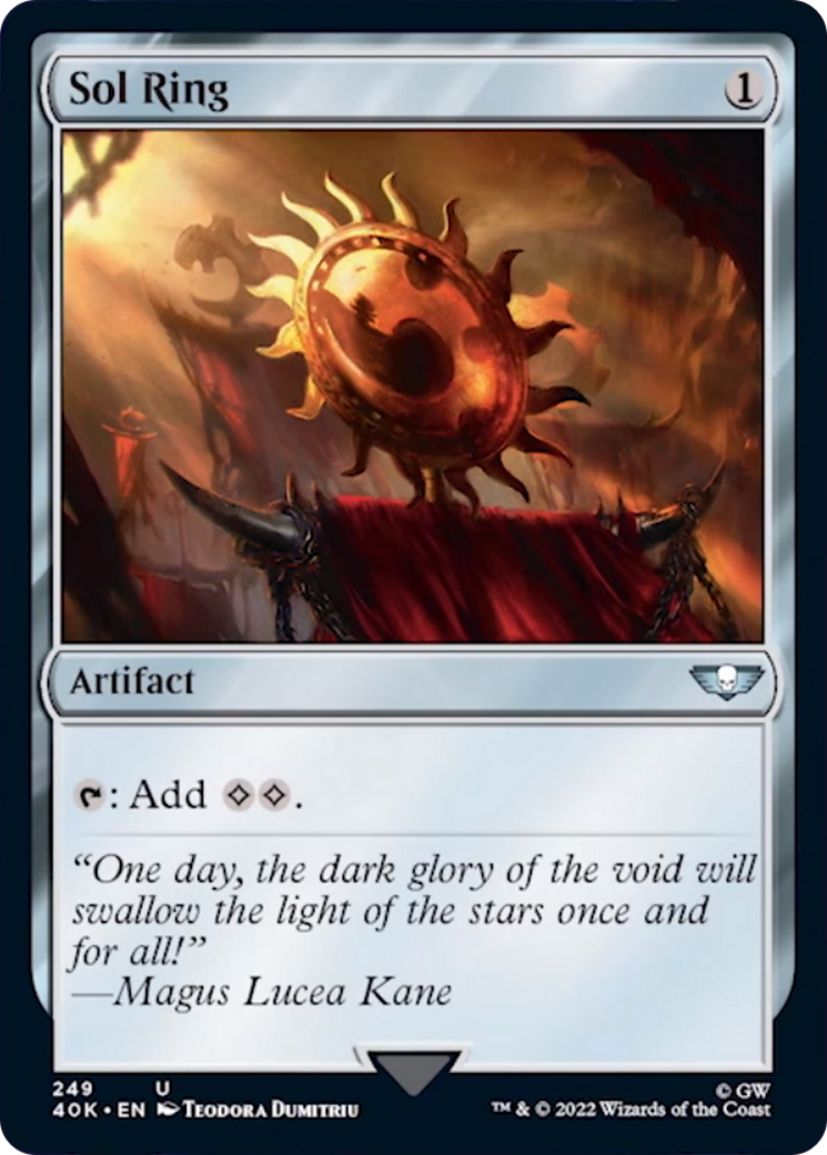 Sol Ring (249) (Surge Foil) [Warhammer 40,000] | Game Master's Emporium (The New GME)