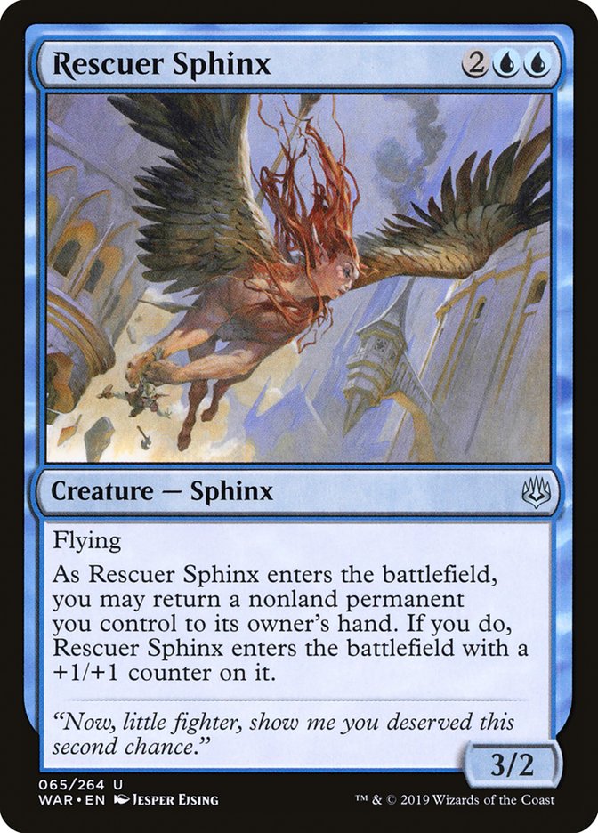 Rescuer Sphinx [War of the Spark] | Game Master's Emporium (The New GME)