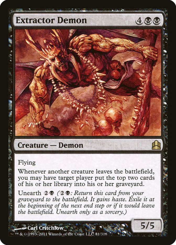 Extractor Demon [Commander 2011] | Game Master's Emporium (The New GME)