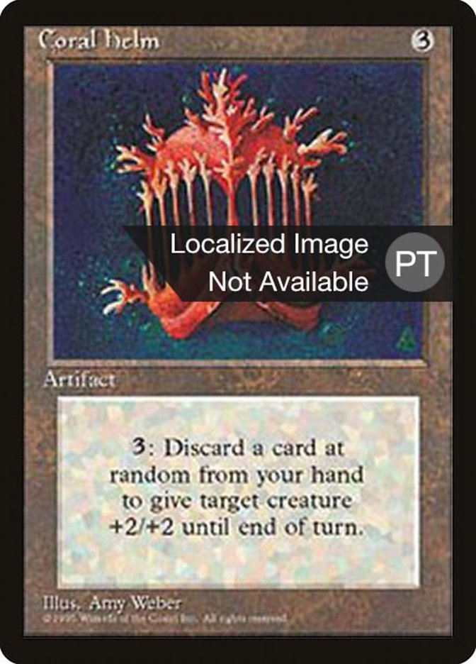Coral Helm [Fourth Edition (Foreign Black Border)] | Game Master's Emporium (The New GME)