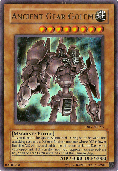 Ancient Gear Golem [DR3-EN186] Ultra Rare | Game Master's Emporium (The New GME)