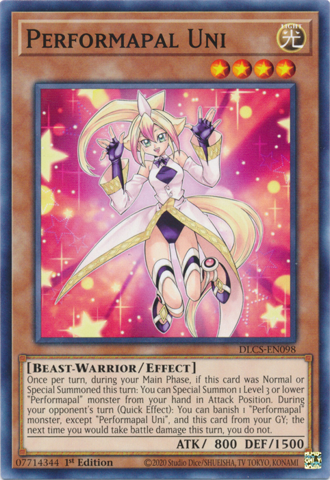 Performapal Uni [DLCS-EN098] Common | Game Master's Emporium (The New GME)