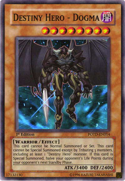 Destiny Hero - Dogma [POTD-EN014] Super Rare | Game Master's Emporium (The New GME)