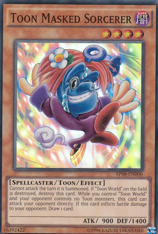 Toon Masked Sorcerer [AP08-EN006] Super Rare | Game Master's Emporium (The New GME)