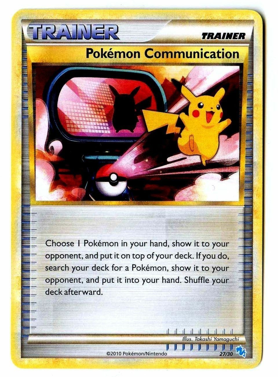Pokemon Communication (27/30) [HeartGold & SoulSilver: Trainer Kit - Gyarados] | Game Master's Emporium (The New GME)
