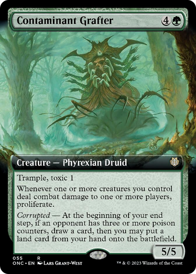 Contaminant Grafter (Extended Art) [Phyrexia: All Will Be One Commander] | Game Master's Emporium (The New GME)