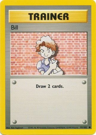 Bill (91/102) [Base Set Unlimited] | Game Master's Emporium (The New GME)