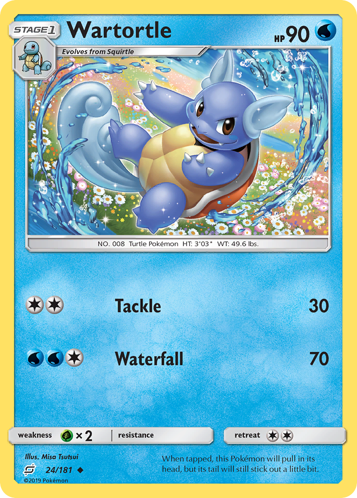 Wartortle (24/181) [Sun & Moon: Team Up] | Game Master's Emporium (The New GME)