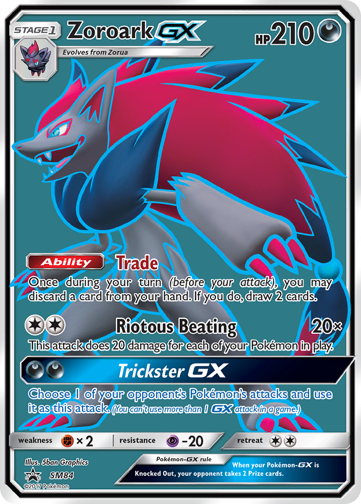 Zoroark GX (SM84) [Sun & Moon: Black Star Promos] | Game Master's Emporium (The New GME)