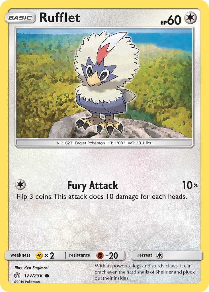 Rufflet (177/236) [Sun & Moon: Cosmic Eclipse] | Game Master's Emporium (The New GME)