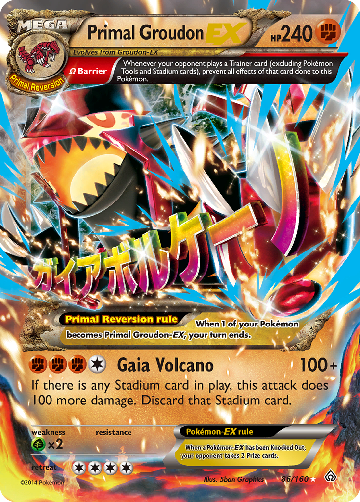 Primal Groudon EX (86/160) [XY: Primal Clash] | Game Master's Emporium (The New GME)