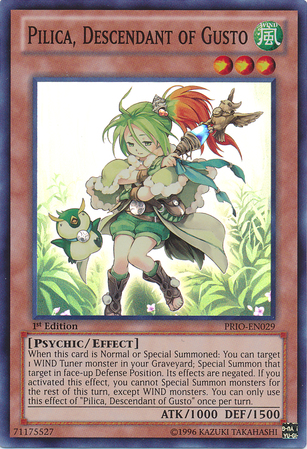 Pilica, Descendant of Gusto [PRIO-EN029] Super Rare | Game Master's Emporium (The New GME)