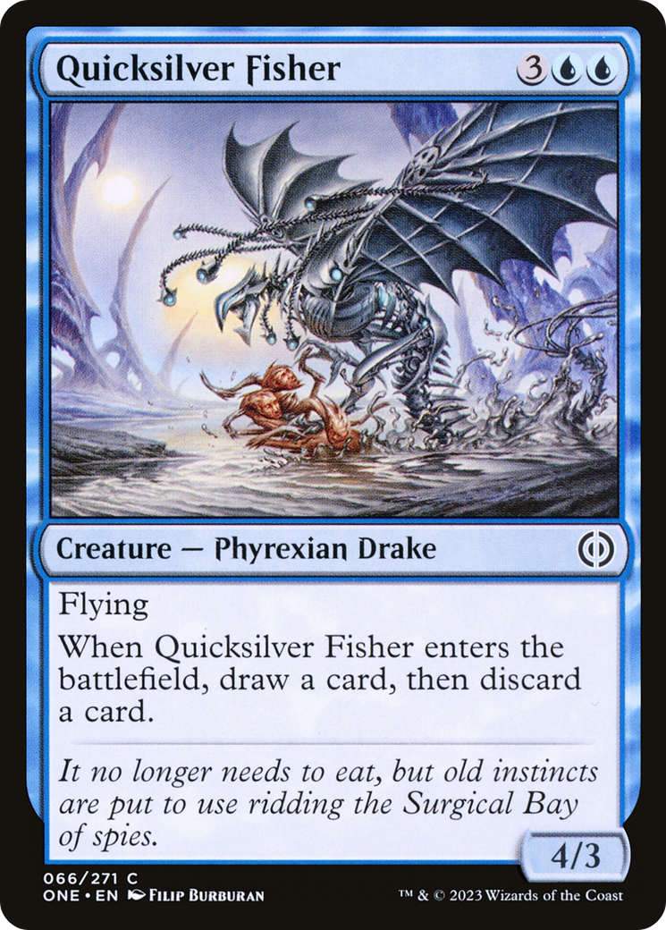 Quicksilver Fisher [Phyrexia: All Will Be One] | Game Master's Emporium (The New GME)
