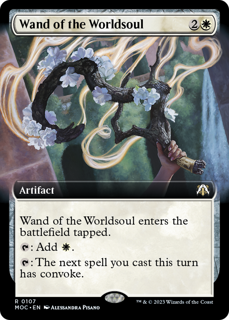 Wand of the Worldsoul (Extended Art) [March of the Machine Commander] | Game Master's Emporium (The New GME)