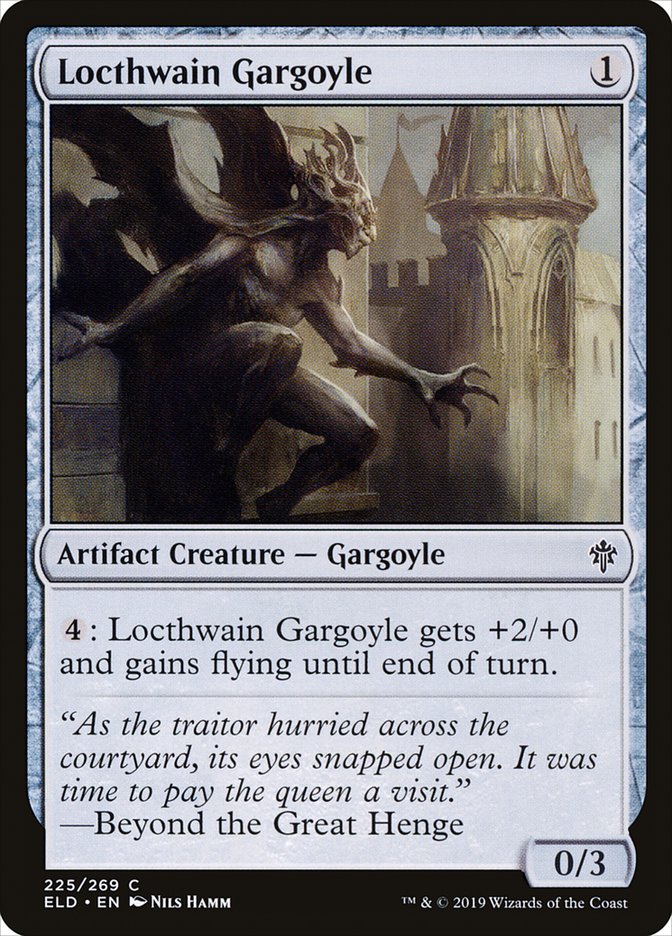 Locthwain Gargoyle [Throne of Eldraine] | Game Master's Emporium (The New GME)