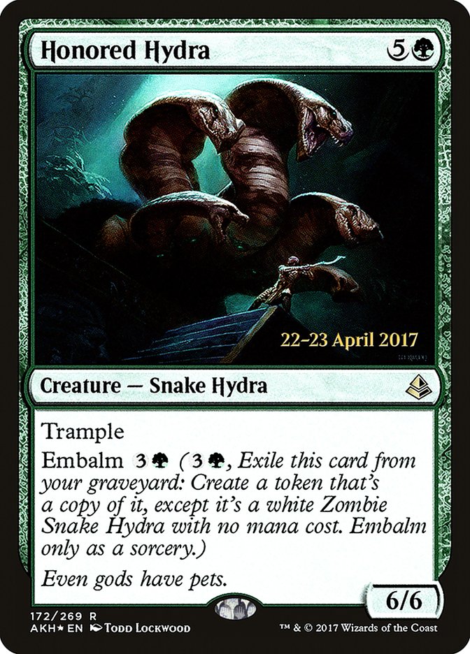 Honored Hydra [Amonkhet Prerelease Promos] | Game Master's Emporium (The New GME)