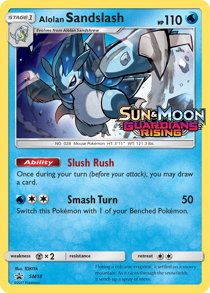 Alolan Sandslash (SM18) (Prerelease Promo) [Sun & Moon: Black Star Promos] | Game Master's Emporium (The New GME)