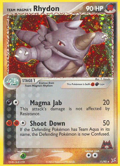 Team Magma's Rhydon (11/95) [EX: Team Magma vs Team Aqua] | Game Master's Emporium (The New GME)