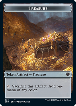 Treasure // Treasure Double-Sided Token [Starter Commander Decks] | Game Master's Emporium (The New GME)