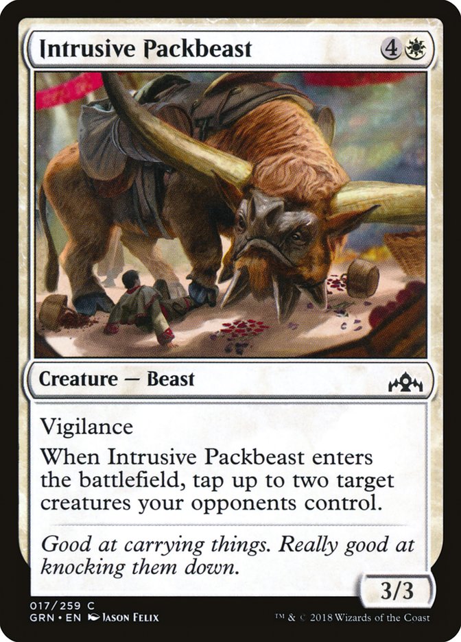 Intrusive Packbeast [Guilds of Ravnica] | Game Master's Emporium (The New GME)