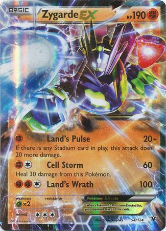 Zygarde EX (54/124) (Jumbo Card) [XY: Fates Collide] | Game Master's Emporium (The New GME)