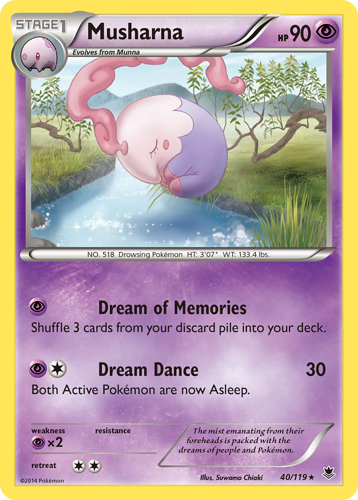 Musharna (40/119) [XY: Phantom Forces] | Game Master's Emporium (The New GME)