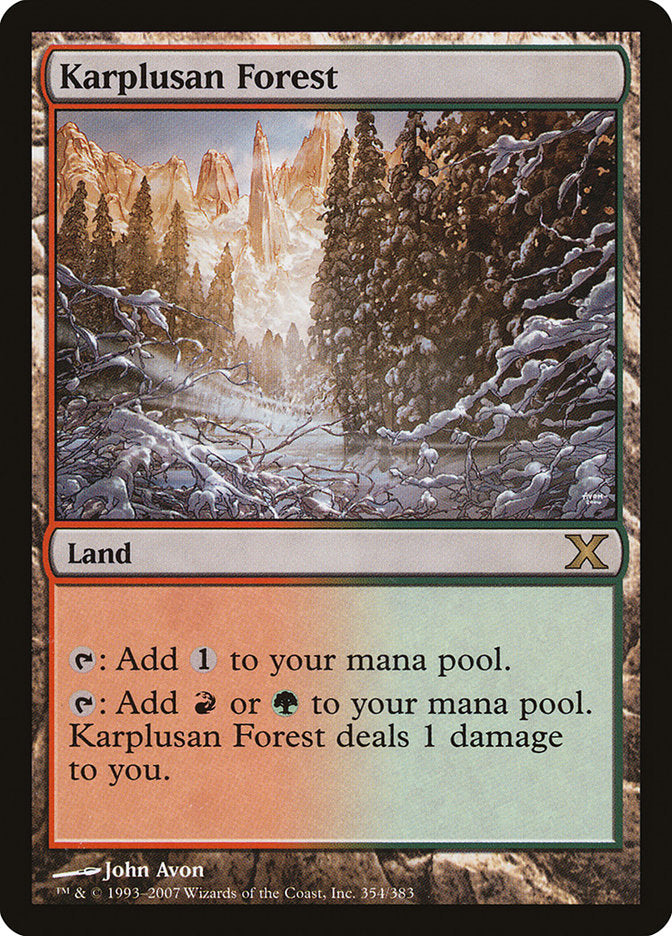 Karplusan Forest [Tenth Edition] | Game Master's Emporium (The New GME)