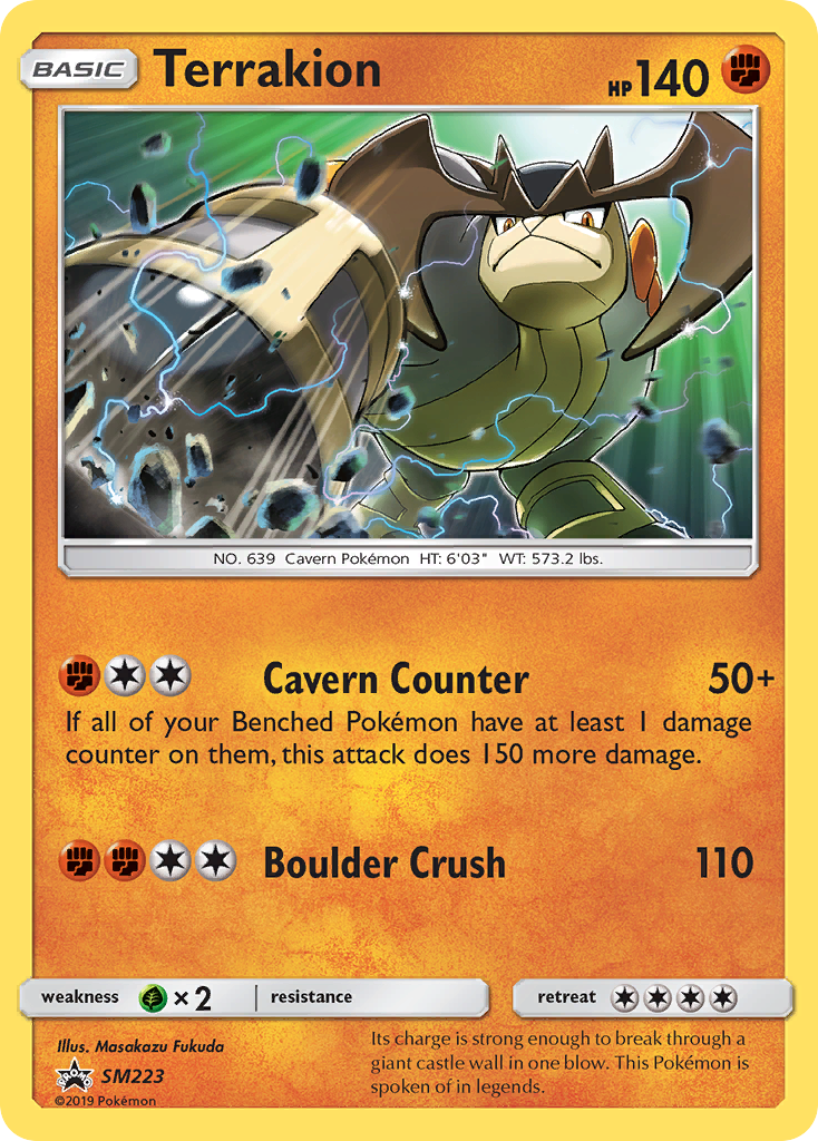 Terrakion (SM223) [Sun & Moon: Black Star Promos] | Game Master's Emporium (The New GME)