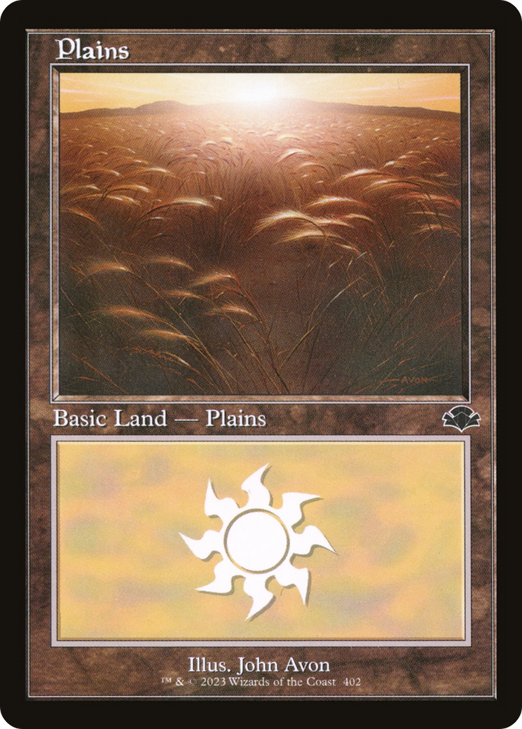 Plains (402) (Retro) [Dominaria Remastered] | Game Master's Emporium (The New GME)