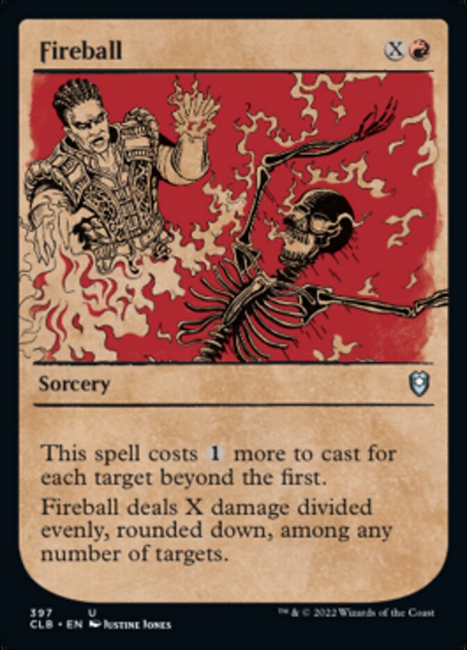 Fireball (Showcase) [Commander Legends: Battle for Baldur's Gate] | Game Master's Emporium (The New GME)