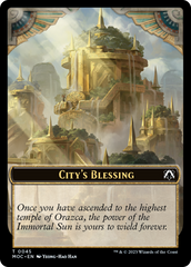 Elephant // City's Blessing Double-Sided Token [March of the Machine Commander Tokens] | Game Master's Emporium (The New GME)