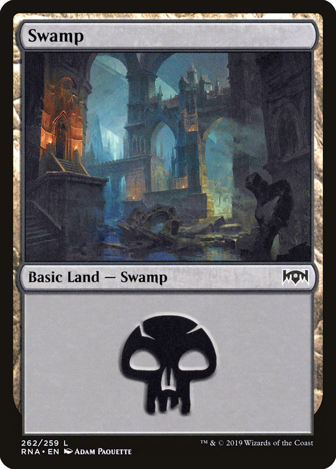 Swamp (262) [Ravnica Allegiance] | Game Master's Emporium (The New GME)