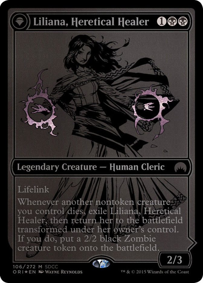 Liliana, Heretical Healer // Liliana, Defiant Necromancer [San Diego Comic-Con 2015] | Game Master's Emporium (The New GME)