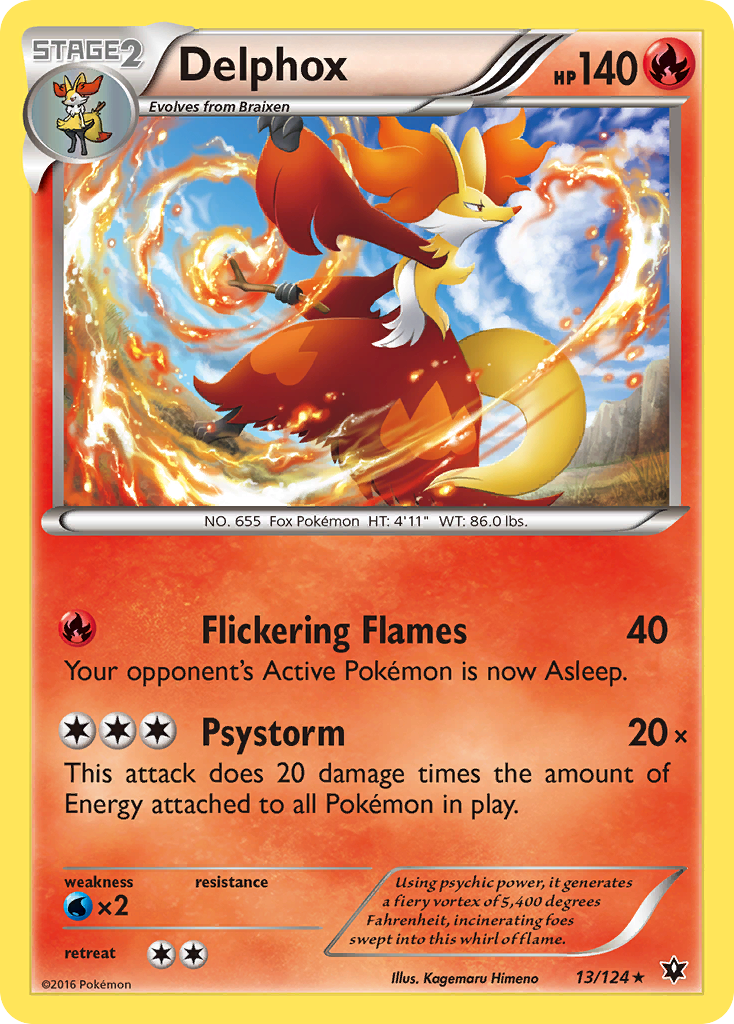 Delphox (13/124) [XY: Fates Collide] | Game Master's Emporium (The New GME)
