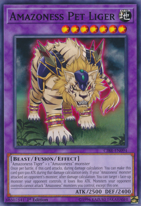 Amazoness Pet Liger [CIBR-EN094] Common | Game Master's Emporium (The New GME)