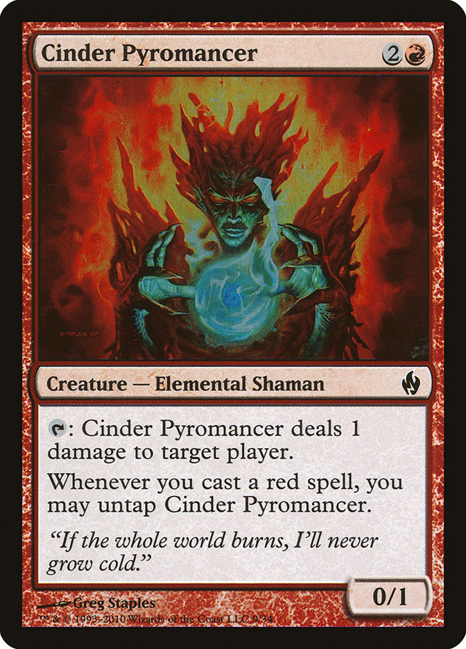 Cinder Pyromancer [Premium Deck Series: Fire and Lightning] | Game Master's Emporium (The New GME)