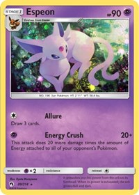 Espeon (89/214) (Cosmos Holo) (Blister Exclusive) [Sun & Moon: Lost Thunder] | Game Master's Emporium (The New GME)