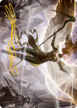 Sigarda's Splendor Art Card (Gold-Stamped Signature) [Innistrad: Midnight Hunt Art Series] | Game Master's Emporium (The New GME)