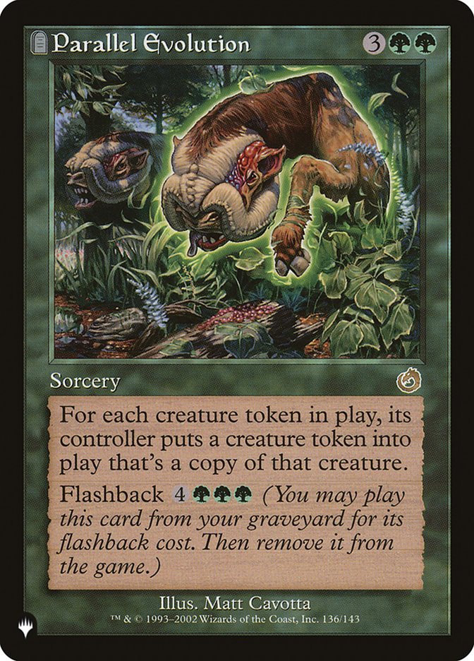 Parallel Evolution [The List] | Game Master's Emporium (The New GME)
