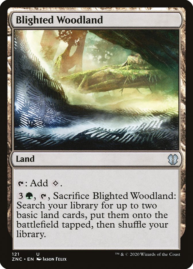 Blighted Woodland [Zendikar Rising Commander] | Game Master's Emporium (The New GME)