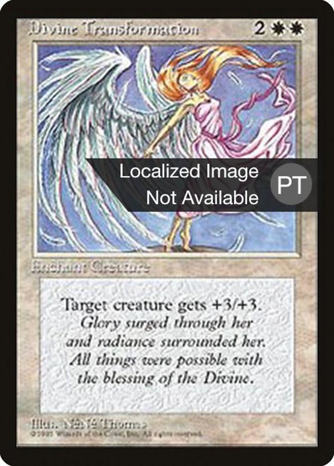 Divine Transformation [Fourth Edition (Foreign Black Border)] | Game Master's Emporium (The New GME)